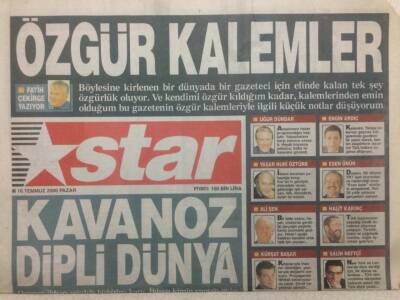 Star Gazetesi 16 Temmuz 2000 - Ali Kırca Asansör Gazisi GZ50990 - 1