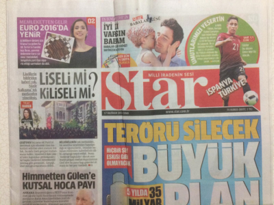 Star Gazetesi 17 Haziran 2016 - Terörü Silecek Büyük Plan GZ29058 - 1