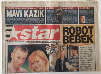 Star Gazetesi 18 Aralık 1999 - Amerikada Robot Bebek GZ26547 - 1