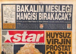 Star Gazetesi 18 Kasım 2000 - Orhan Babanın Sağlık Durumu Parlak Değil - Rauf Tamer İle Emin Çölaşan Arasında Müthiş Düello Yaşanıyor GZ127334 - 1