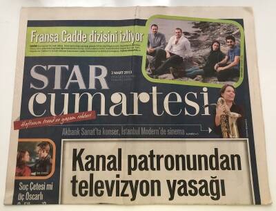 Star Gazetesi 2 Mart 2013 Cumartesi Eki-Fransa Cadde Dizisini İzliyor-GZ8748 - 1