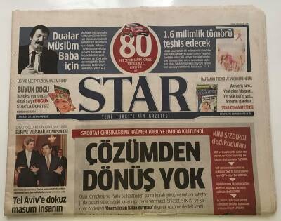 Star Gazetesi 2 Mart 2013-Dualar Müslüm Baba İçin-GZ8747 - 1