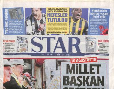 Star Gazetesi 20 Nisan 2014 - Zeki Mürenin Babasının Mezarındaki Kubbesi Çalındı GZ109918 - 1
