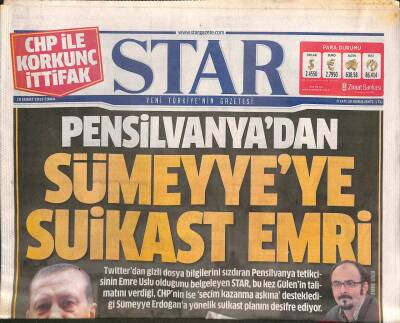 Star Gazetesi 20 Şubat 2015 - Pensilvanyadan Sümeyyeye Suikast Emri - Massey Fergusondan Yeni Nesil Traktörler GZ106561 - 1