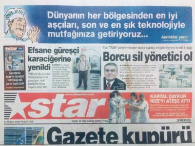 Star Gazetesi 21 Nisan 2008 - Gazete Küpürü Yoksa Dava Yok GZ43121 - 1