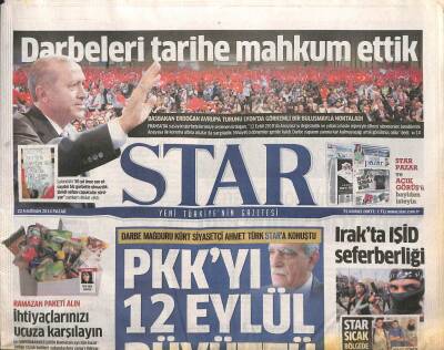 Star Gazetesi 22 Haziran 2014 - Petrol Zengini Irak Günde 5 Bin Ton Benzin İstiyor GZ106701 - 1