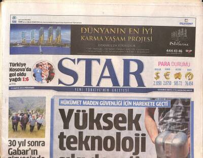 Star Gazetesi 22 Mayıs 2014 - 30 Yıl Sonra Gabarın Zirvesinde - Caner Geri Sayımda GZ125433 - 1