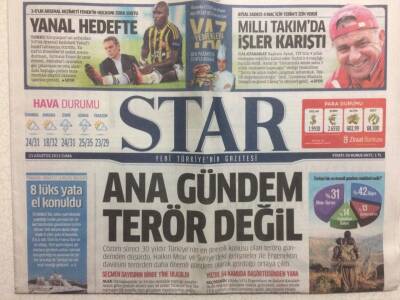 Star Gazetesi 23 Ağustos 2013 - Aysal Sadece 4 Maç İçin Terime İzin Verdi Milli Takımda İşler Karıştı GZ29351 - 1