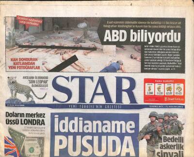 Star Gazetesi 24 Ocak 2014 - Kievdeki Yangın Yayılıyor , AB Devreye Girdi GZ109958 - 1