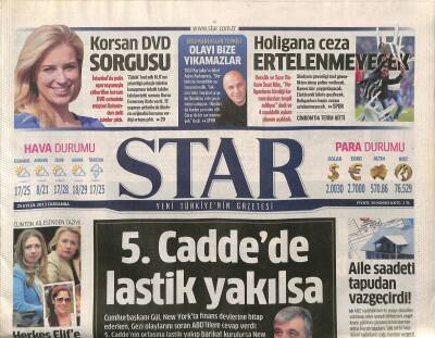 Star Gazetesi 25 Eylül 2013 - Pakistan 7.7 İle Sarsıldı , 45 Kişi Hayatını Kaybetti - Ağaoğlunun Baba Acısı GZ124754 - 1