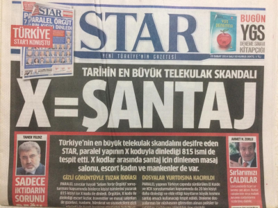 Star Gazetesi 25 Şubat 2014 - Tarihin En Büyük Telekulak Skandalı GZ27948 - 1