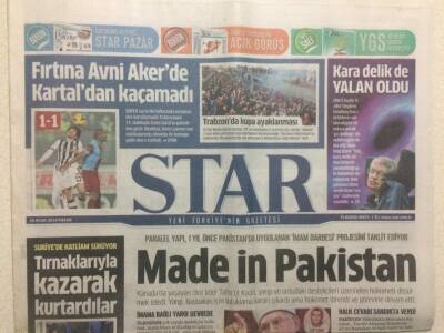 Star Gazetesi 26 Ocak 2014 - Fırtına Trabzonspor Beşiktaştan Kaçamadı GZ29726 - 1
