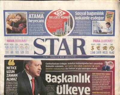 Star Gazetesi 27 Ocak 2015 - Adnan Serbest İmzalı Koleksiyonlar Doğtaşta - Pensilvanyada Çaycı TİBde Uzman GZ106588 - 1