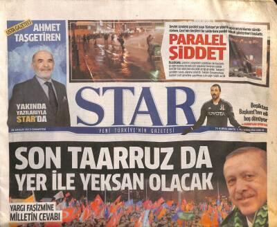Star Gazetesi 28 Aralık 2013 - Türk Müziğinin Usta İsmi Adnan Şenses Son Yolculuğuna Uğurlandı GZ106547 - 1