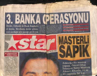 Star Gazetesi 28 Ekim 2000 - Atatürkün Bankası Yine Devlete Döndü GZ113478 - 1