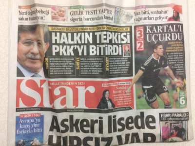Star Gazetesi 28 Eylül 2015 - Askeri Listede Hırsız Var GZ27538 - 1
