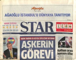 Star Gazetesi 28 Haziran 2013 - TSK Siyaset Yapamaz.35. Madde Değişiyor GZ101047 - 1