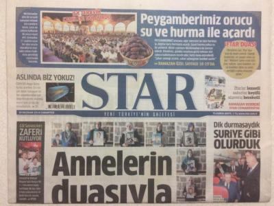 Star Gazetesi 28 Haziran 2014 - Hsyk Paralele Kalkan Oldu GZ29054 - 1