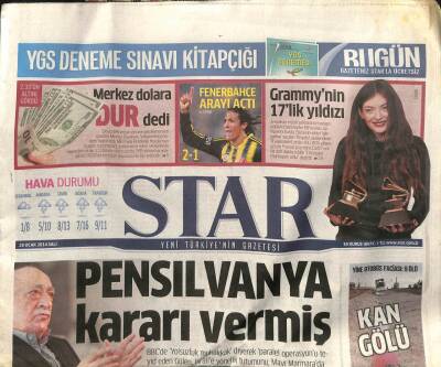 Star Gazetesi 28 Ocak 2014 - Pensilvanya Kararı Vermiş GZ107374 - 1