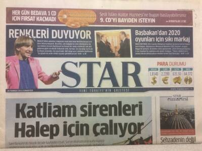 Star Gazetesi 28 Temmuz 2012 - Katliam Sirenleri Halep İçin Çalıyor GZ47774 - 1