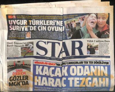 Star Gazetesi 29 Haziran 2015 - Uygur Türklerine Suriyede Çin Oyunu GZ105936 - 1