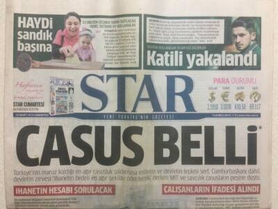 Star Gazetesi 29 Mart 2014 - Casus Belli,İhanetin Hesabı Sorulacak GZ29461 - 1