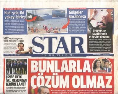 Star Gazetesi 29 Temmuz 2015 - Bayırbucak Türkmenleri Esad Zulmüne Karşı Birleşti GZ106571 - 1