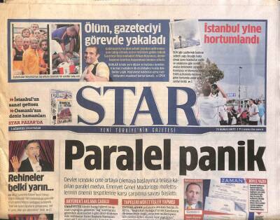 Star Gazetesi 3 Ağustos 2014 - Ebola Kontrolden Çıktı , Ölenler Yakılmaya Başlandı GZ106569 - 1