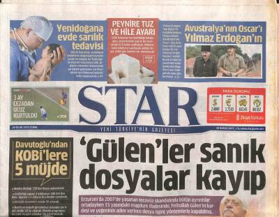 Star Gazetesi 30 Ocak 2015 - Stalinden İstedikleri Metroyu Türkler Yaptı - Ahmet Davutoğlundan KOBİlere 5 Müjde GZ106702 - 1