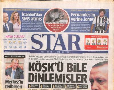 Star Gazetesi 31 Ocak 2014 - Nejat İşler 14 Gün Sonra Yoğun Bakımdan Çıktı GZ106564 - 1