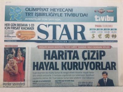 Star Gazetesi - 31 Temmuz 2012 - Ahmet DavutoğluHarita Çizip Hayal Kuruyorlar GZ46863 - 1
