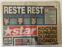 Star Gazetesi 4 Haziran 2000 - Forda Arazi Veren Yılmaza MHP Oylarıyla Yüce Divan Yolu Açıldı GZ13508 - 2