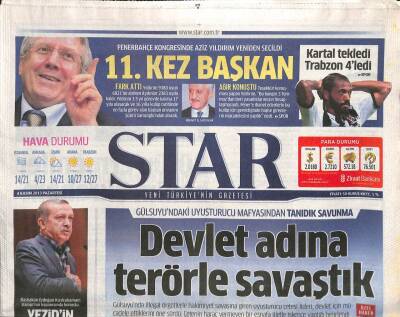 Star Gazetesi 4 Kasım 2013 - Ebru Gündeşi Dinlemek İçin Günay Restauranta Giden Terim , Kaçak İsimli Şarkıya Eşlik Etti GZ109954 - 1