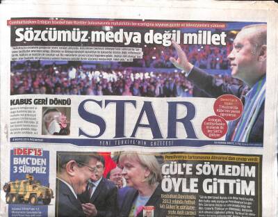Star Gazetesi 4 Mayıs 2015 - Paralel Hakimlere Medyatik Koğuş GZ107070 - 1