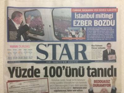 Star Gazetesi 5 Ağustos 2014 - Hsykda Paralel Blokaj GZ29468 - 1