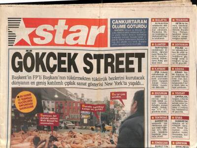 Star Gazetesi 5 Ekim 1999 - Kürşat Başar Sibel Canı Destekliyorum - Gökçek Street GZ92520 - 1