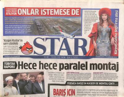 Star Gazetesi 7 Haziran 2014 - Tatile Gelen Alex , Başbakan Erdoğanla Görüştü GZ106708 - 1