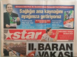 Star Gazetesi 7 Nisan 2008 Dansöz Pınar Altuğdan Parti Yağmurdan - GZ44226 - 1