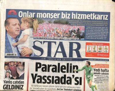 Star Gazetesi 7 Temmuz 2014 - Ukrayna Kaybettiği Yerleri Geri Alıyor - Paralelin Yassıadası GZ100076 - 1