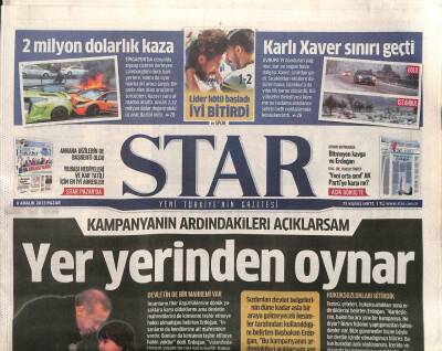 Star Gazetesi 8 Aralık 2013 - Moskova Meyve Sebze Merkezine Türkler Talip GZ100146 - 1