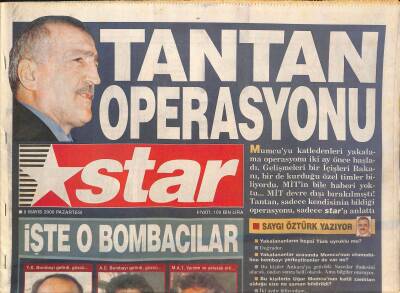 Star Gazetesi 8 Mayıs 2000 - Mumcuyu Katledenlerin , Prof. Bahriye Üçoku Bombalı Paketle Öldüren Kişiler Olduğu Sanılıyor GZ126625 - 1