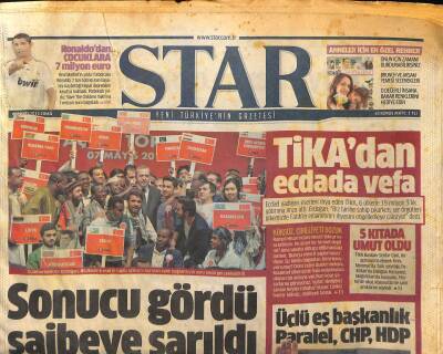 Star Gazetesi 8 Mayıs 2015 - İşportadan Demba Ba Çıktı - İstanbul Teknik Üniversitesi 5Gye Hız Verdi GZ125561 - 1