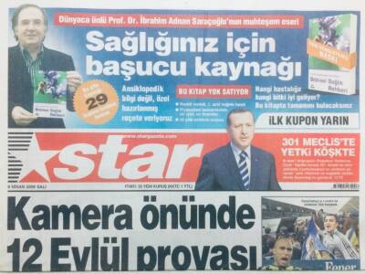Star Gazetesi 8 Nisan 2008 - Kamera Önünde 12 Eylül Provası GZ43111 - 1