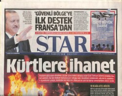 Star Gazetesi 9 Ekim 2014 - Işide Büyük Darbe - 1.8 Milyon Kişiye İş İmkanı GZ100129 - 1