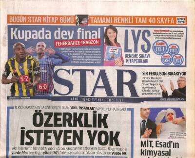 Star Gazetesi 9 Mayıs 2013 - Broadwaye Rakip Sanat Merkezinde Sona Gelindi - Alzheimerda 10 Yıl Önceki Aşı Tuttu GZ106583 - 1
