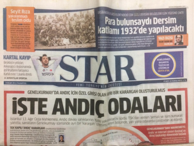 Star Gazetesi 9 Ocak 2012 - İşte Andıç Odaları GZ27536 - 1