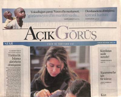 Star Gazetesi Açık Görüş Eki 1 Aralık 2013 - Misyonerlik Ve Başörtüsü Ekseninde İslam Ve Millet GZ116503 - 1