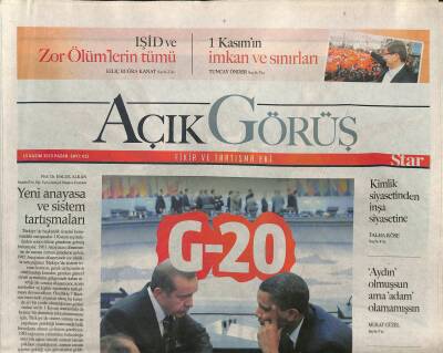 Star Gazetesi Açık Görüş Eki 15 Kasım 2015 - Işid Ve Zor Ölümlerin Tümü GZ117007 - 1
