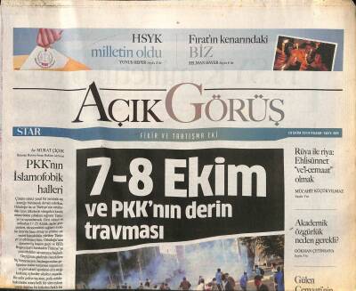 Star Gazetesi Açık Görüş Eki 19 Ekim 2014 - Akademik Özgürlük Neden Gerekli ? GZ116456 - 1