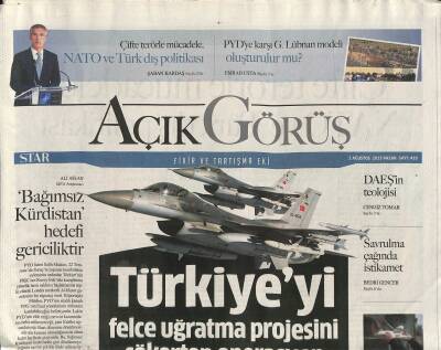 Star Gazetesi Açık Görüş Eki 2 Ağustos 2015 - PYDye Karşı G. Lübnan Modeli Oluşturulur Mu ? GZ116974 - 1